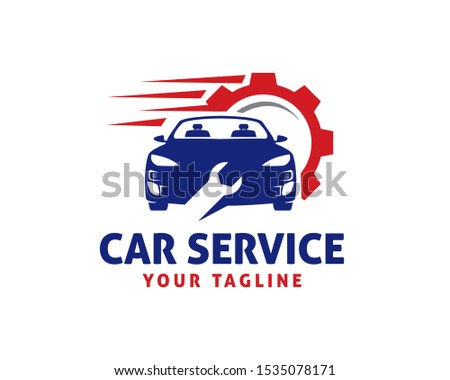 Automotive Car Logo Template Vector. Automotive technician design. Auto service illustration
