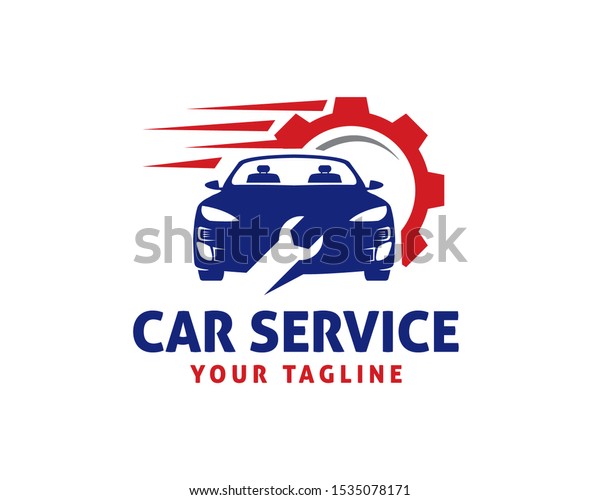 Automotive Car Logo Template Vector.\
Automotive technician design. Auto service\
illustration