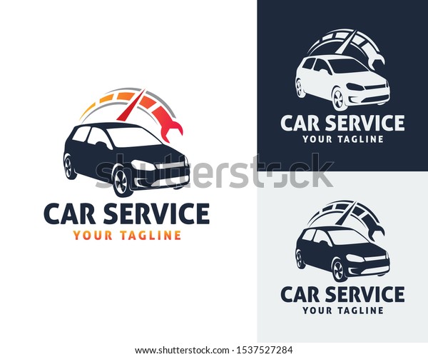 Automotive Car Logo Template Vector.\
Automotive technician  design. Auto service\
illustration