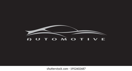 Automotive Car Logo Vector Illustration. Auto racing car. Supercar elegant design