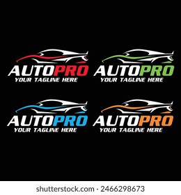 Automotive car logo vector template