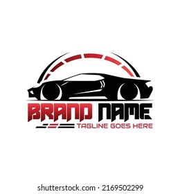 Automotive car modern logo design