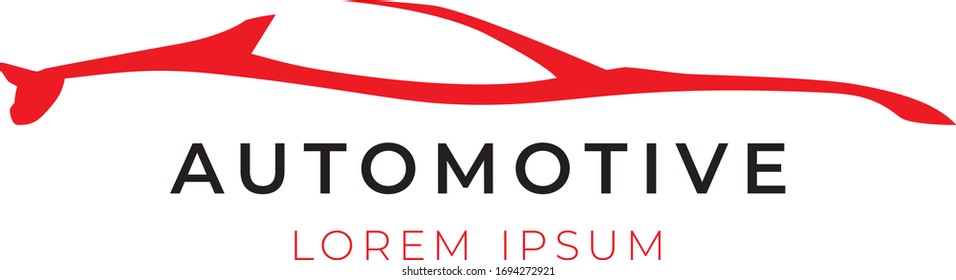 Automotive car outline sign for your project