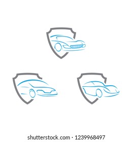 Automotive Car Shield Logo Design