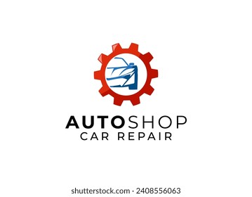 Automotive car shop, garage, dealer logo design.