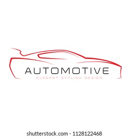 Automotive car sign for your project