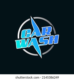 Automotive Car Wash Logotype Design Template