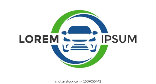 Automotive Care Car Insurance Logo Design Vector