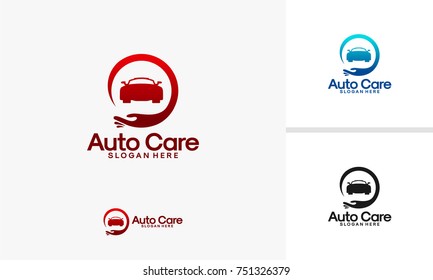 Automotive Care logo designs vector illustration