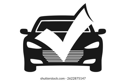 Automotive check logo design vector icon template