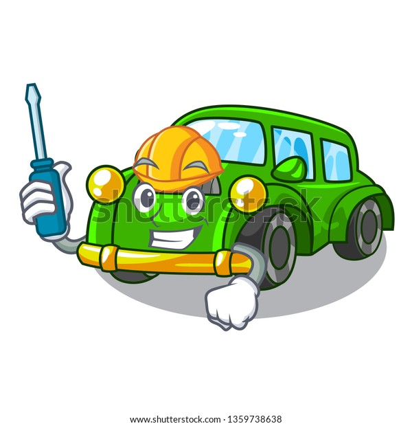 Automotive classic car\
toys in cartoon\
shape