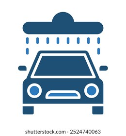 Automotive Cleaning icon line vector illustration