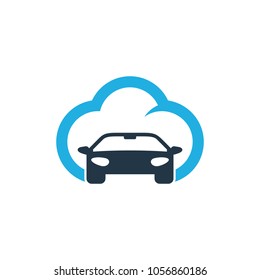 Automotive Cloud Logo Icon Design