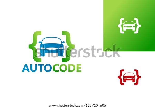 Automotive Code Logo Template Design Vector,\
Emblem, Design Concept, Creative Symbol,\
Icon