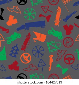 automotive colorful pattern eps10