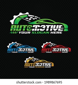 Automotive Company Logo. Car Garage Logo. Auto repair logo, auto service logo, Badge, Emblem, Template.