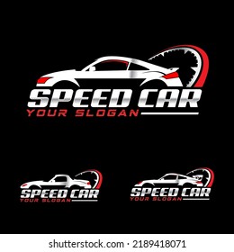 Automotive company logo design template vector