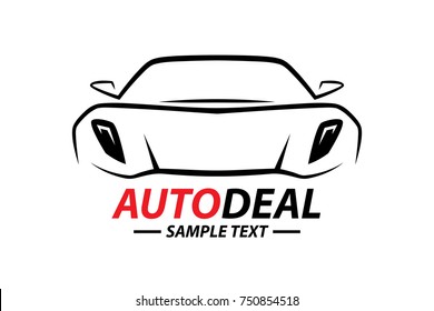 Automotive Dealer Concept Logo Design Sports Stock Vector (Royalty Free ...