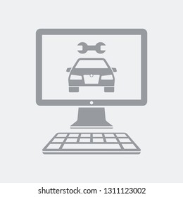 Automotive diagnostics software icon