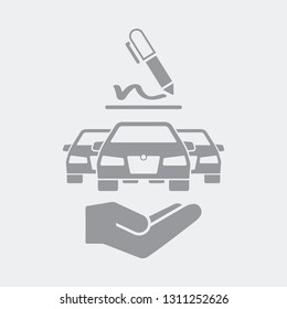 Automotive documents services icon
