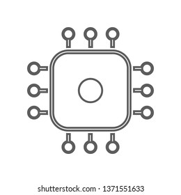 automotive electronics icon. Element of Car repear for mobile concept and web apps icon. Outline, thin line icon for website design and development, app development