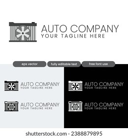 Automotive and Engine Parts Business Logo