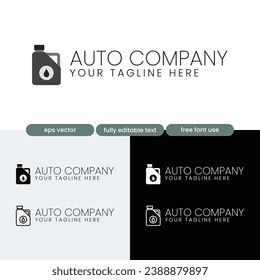 Automotive and Engine Parts Business Logo