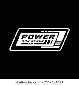 Automotive engine performance sticker vinyl template graphic