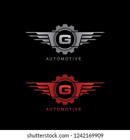 Automotive Gear G Letter Logo