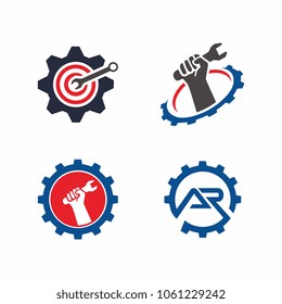 automotive gear logo design