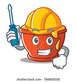 Automotive honey character cartoon style