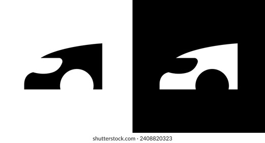 Automotive icon. Black icon. Motorcycle icon. Collection of automotive icons. Black image. Silhouette.