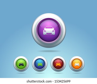 Automotive Icon Button 