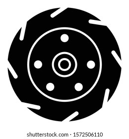 automotive icon glyph vector design