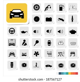 Automotive Icon Set