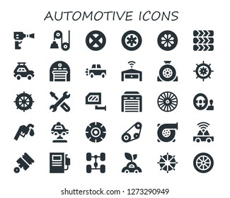 Car Services Icon Set Vehicle Maintenance Stock Vector (Royalty Free ...