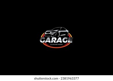 Automotive industry business logo Car Garage. Concept vetor Design template