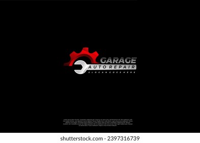 Automotive industry business logo Car Garage. Concept vetor Design template

