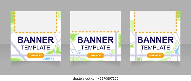 Automotive industry web banner design template. Efficient transportation. Vector flyer with text space. Advertising placard with customized copyspace. Printable poster for advertising. Arial font used