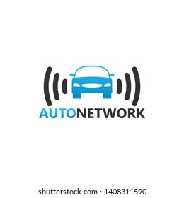 Automotive Internet Network Logo Template Design Vector, Emblem, Design Concept, Creative Symbol, Icon