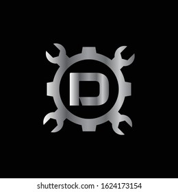 Automotive letter D Logo Design Vector Template. Motor Business Alphabet Design D Vector Illustration