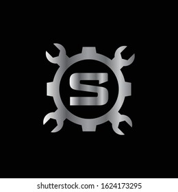 Automotive letter S Logo Design Vector Template. Motor Business Alphabet Design S Vector Illustration