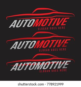 Automotive line premium logo for car wash, garage, custom, tune up or performance and many more