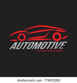 Automotive line premium logo for car wash, garage, custom, tune up or performance and many more