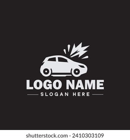 Logotipo de automoción Automotriz Logotipo de venta automática autoreparación logotipo Icono limpio plano moderno vehículo de negocios minimalista logo modificable vector