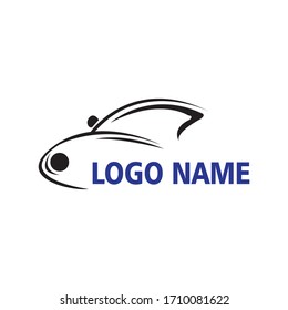 Design-Konzept für das Automobil-Logo Vektorillustration Illustration