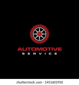 Automotive Logo Design for Automotive industry. Automotive logo vector. Transportation sign illustration with Tire
