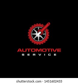 Automotive Logo Design for Automotive industry. Automotive logo vector. Transportation sign illustration with Tire