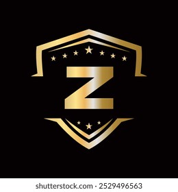 Automotive Logo Design On Z Letter. Car Service Symbol