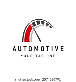 Automotive Logo Design, Simple Speed Concept Sport Car Themed Garage Car Repair Service